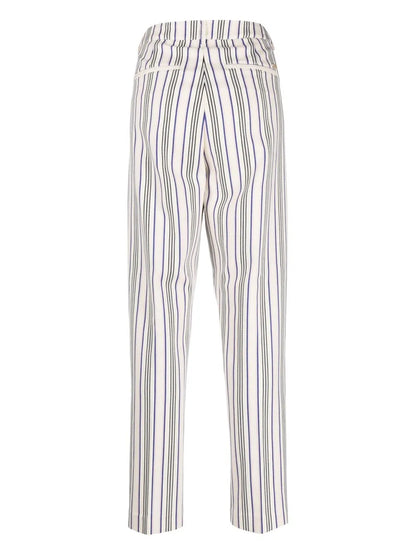 Lowry Stripe-Print Tapered Trousers