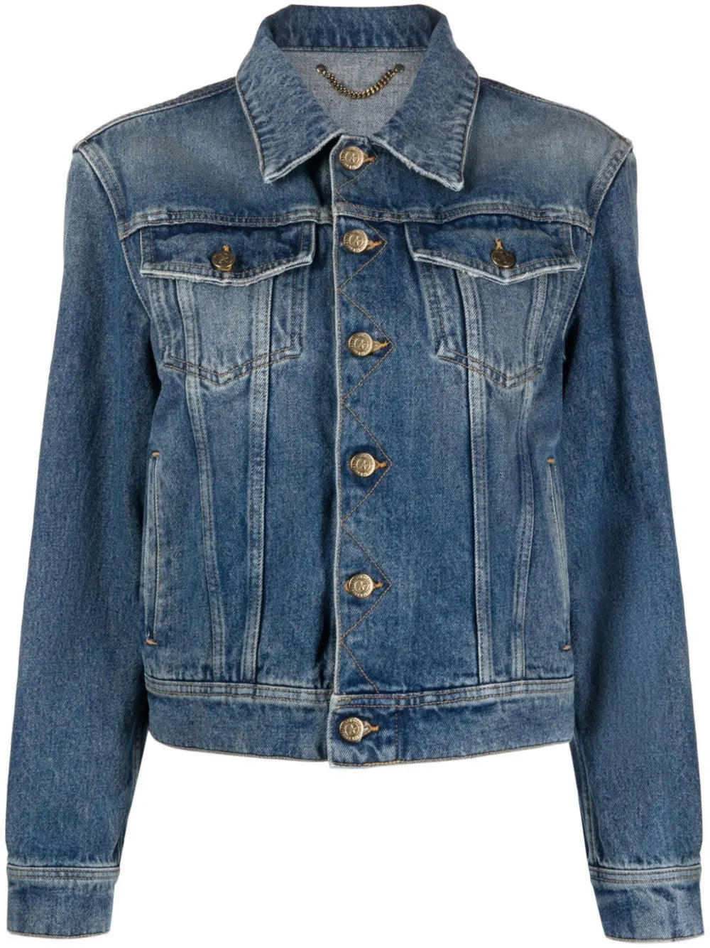 Logo-Patch Denim Jacket
