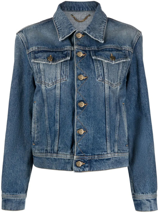 Logo-Patch Denim Jacket