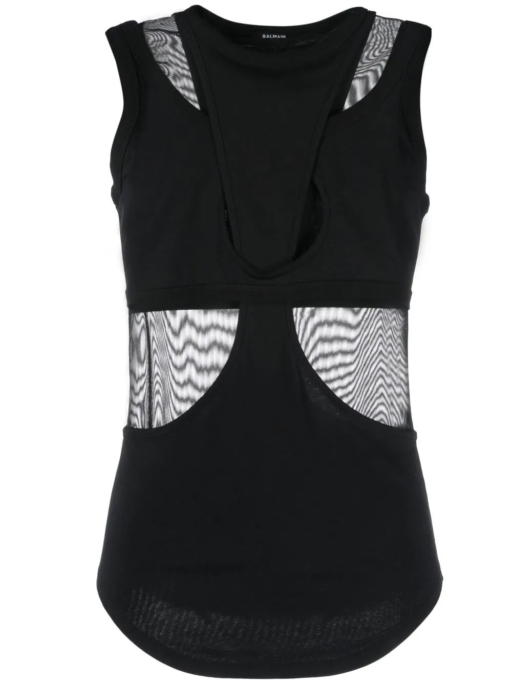 Rear Logo-Plaque Tank Top