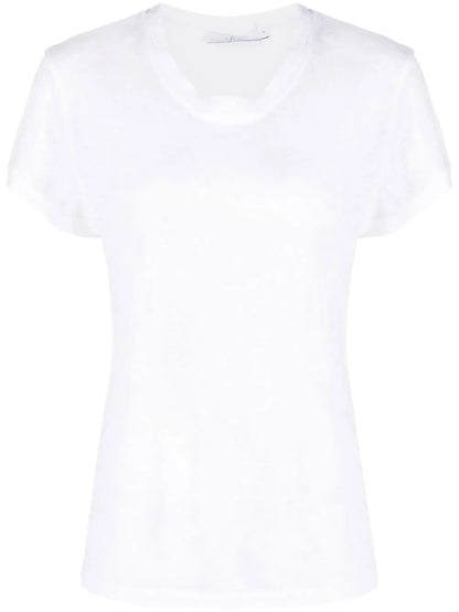 Short-Sleeved Linen T-Shirt
