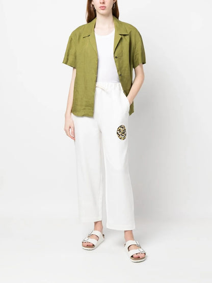 Print-Detail Track Pants