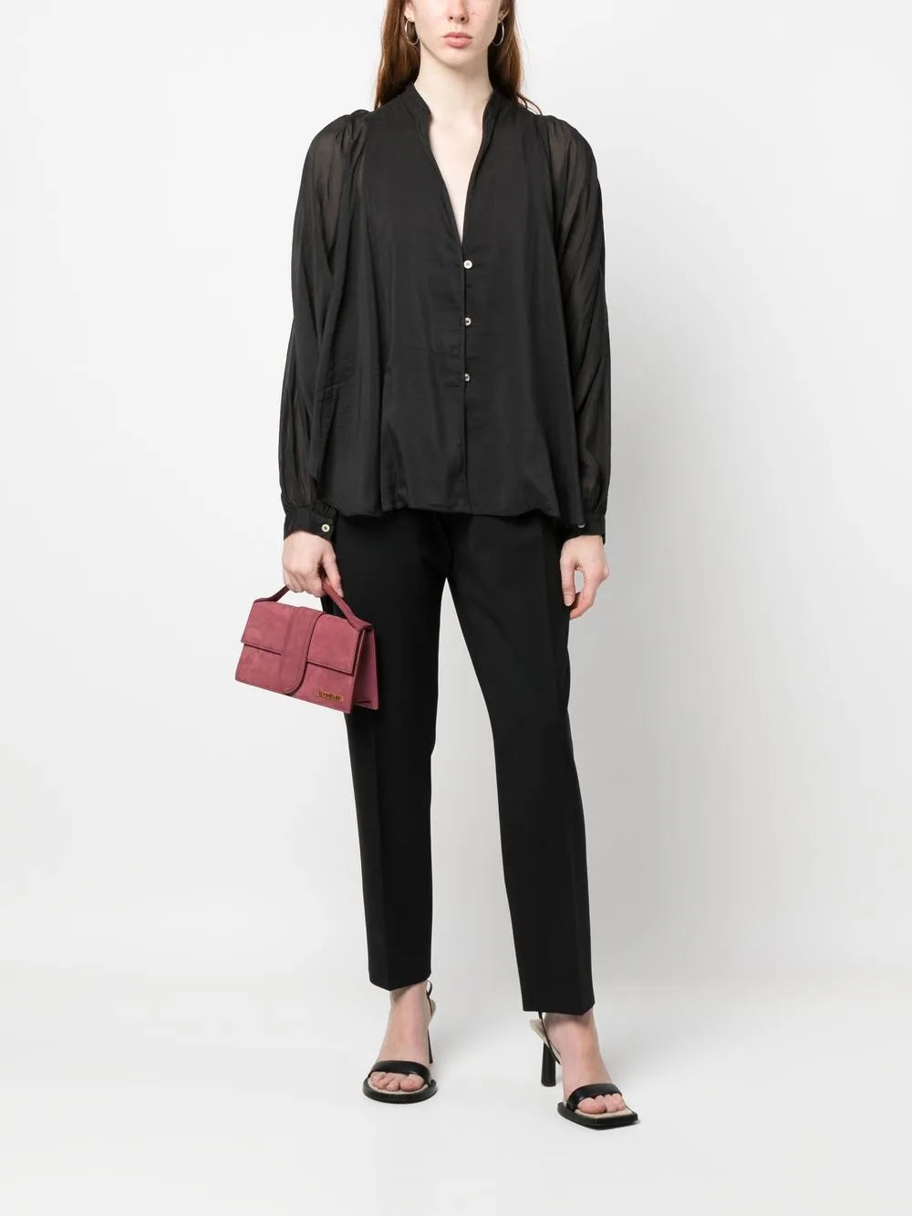 Semi-Sheer Blouse