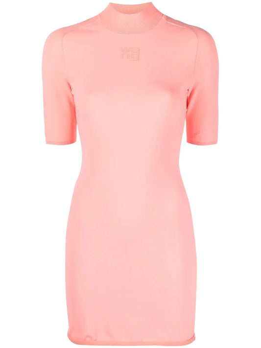 High-Neck Short Dress