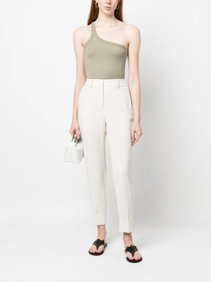 Tapered-Leg Trousers