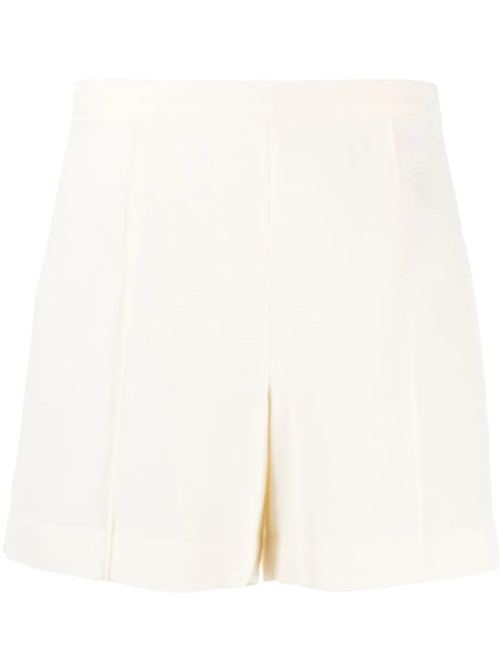 High-Waisted Pressed-Crease Shorts