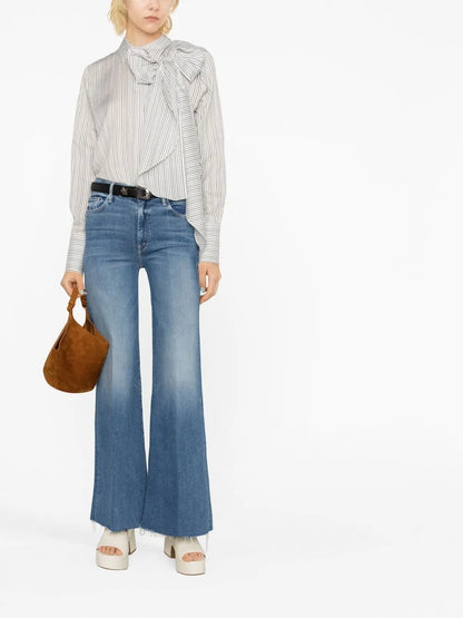 Striped Long-Sleeved Shirt