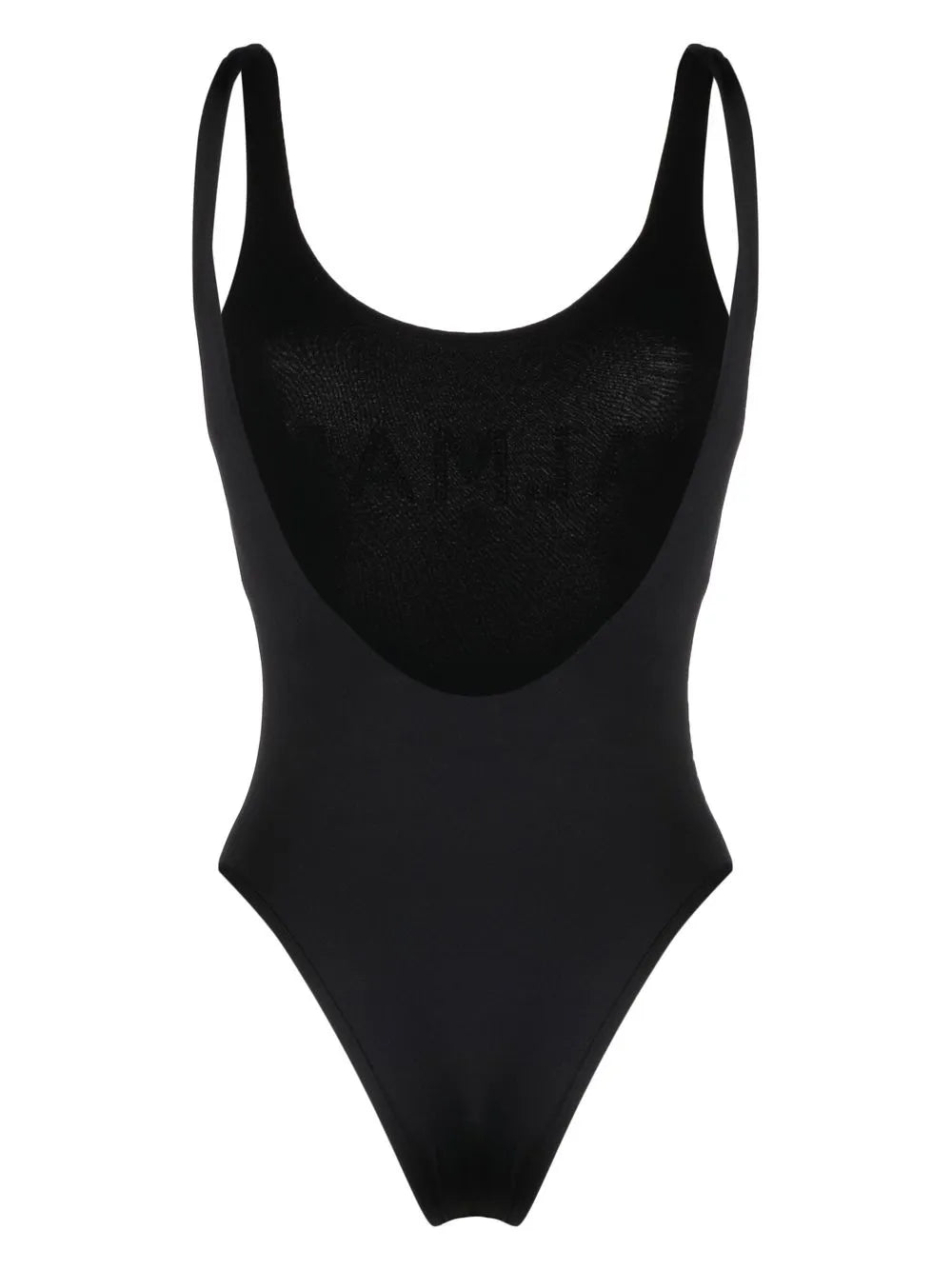 Stud-Logo U-Neck Swimsuit