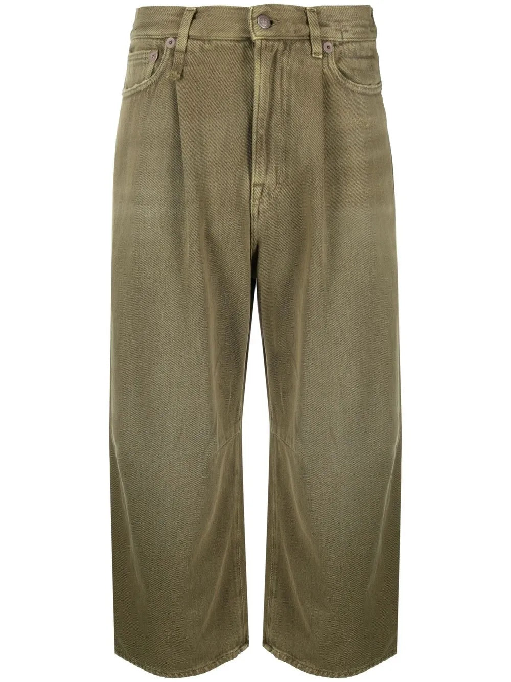 Wide Leg Cropped Jeans