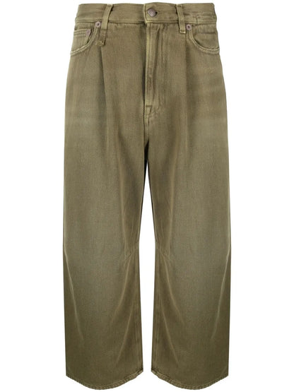 Wide Leg Cropped Jeans