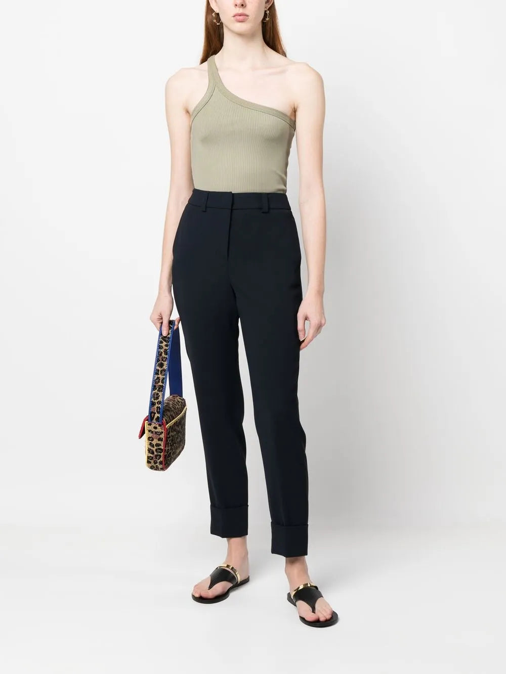 Tapered-Leg Trousers