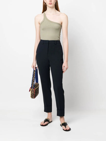 Tapered-Leg Trousers