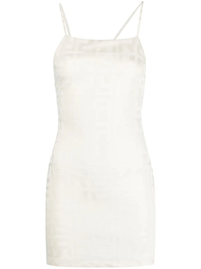 Monogram-Jacquard Mini Dress
