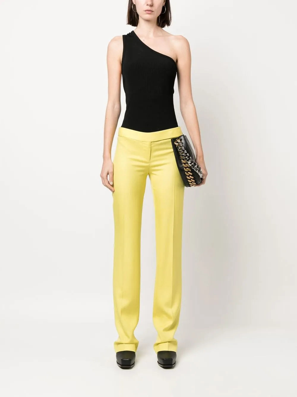 Straight-Leg Tailored Trousers