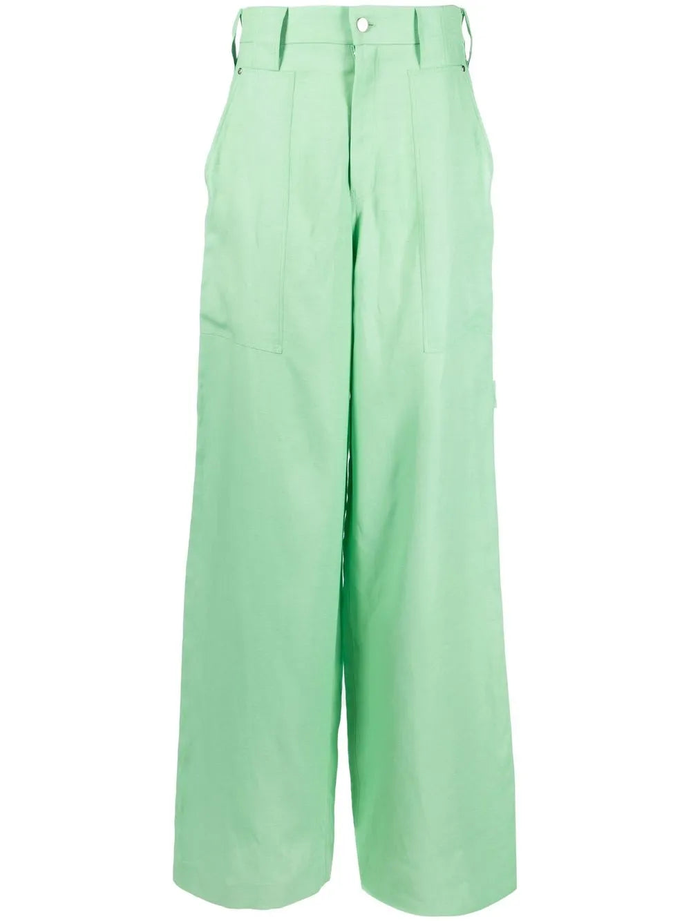 High-Waisted Wide-Leg Trousers