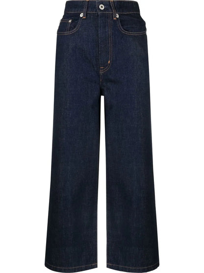 High-Waist Wide-Leg Jeans