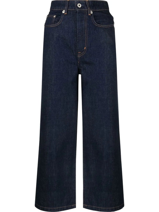 High-Waist Wide-Leg Jeans