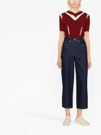 High-Waist Wide-Leg Jeans