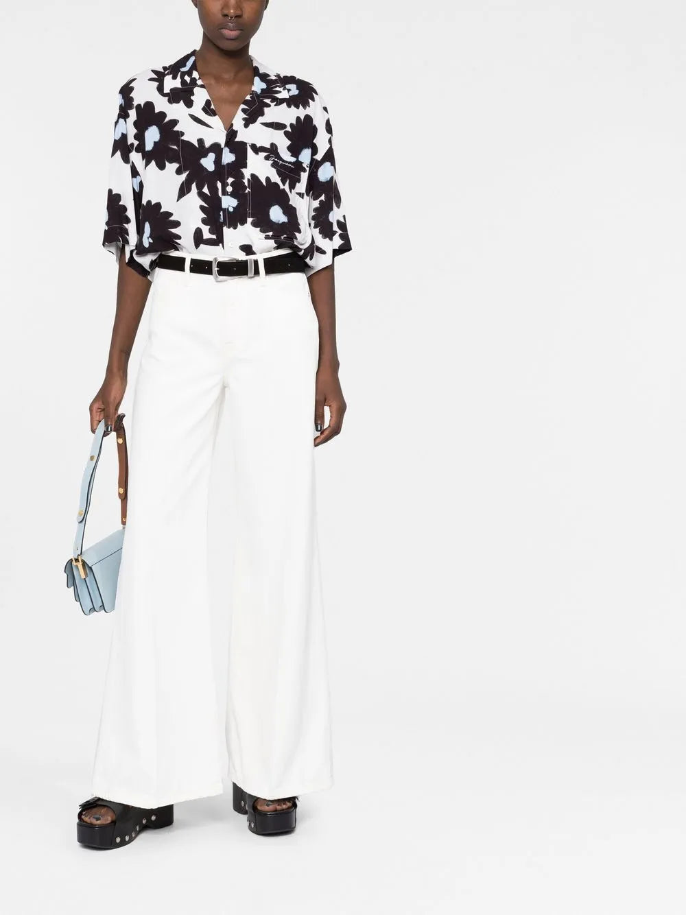 Flared Tailored Trousers