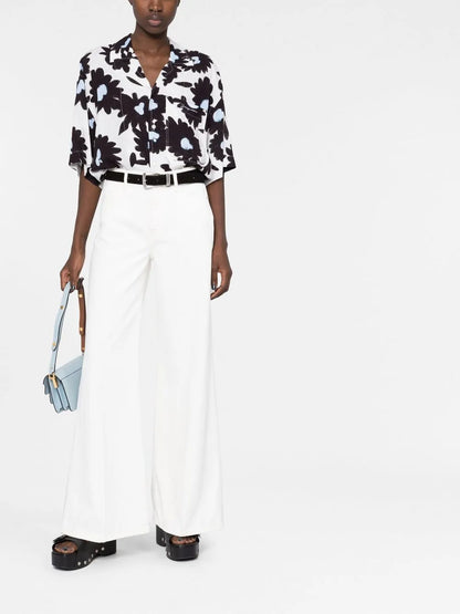 Flared Tailored Trousers