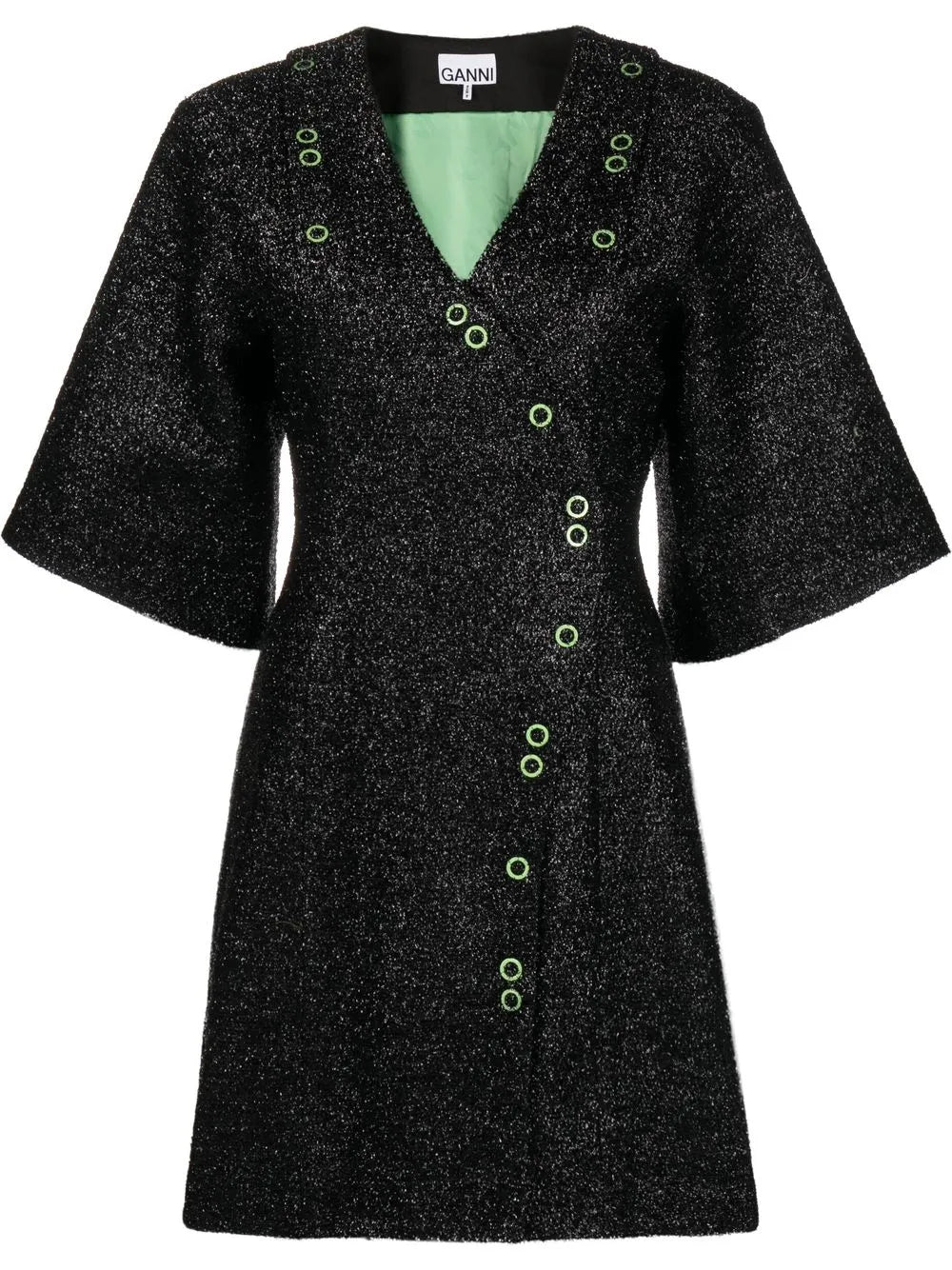 Sparkle Wrap Minidress