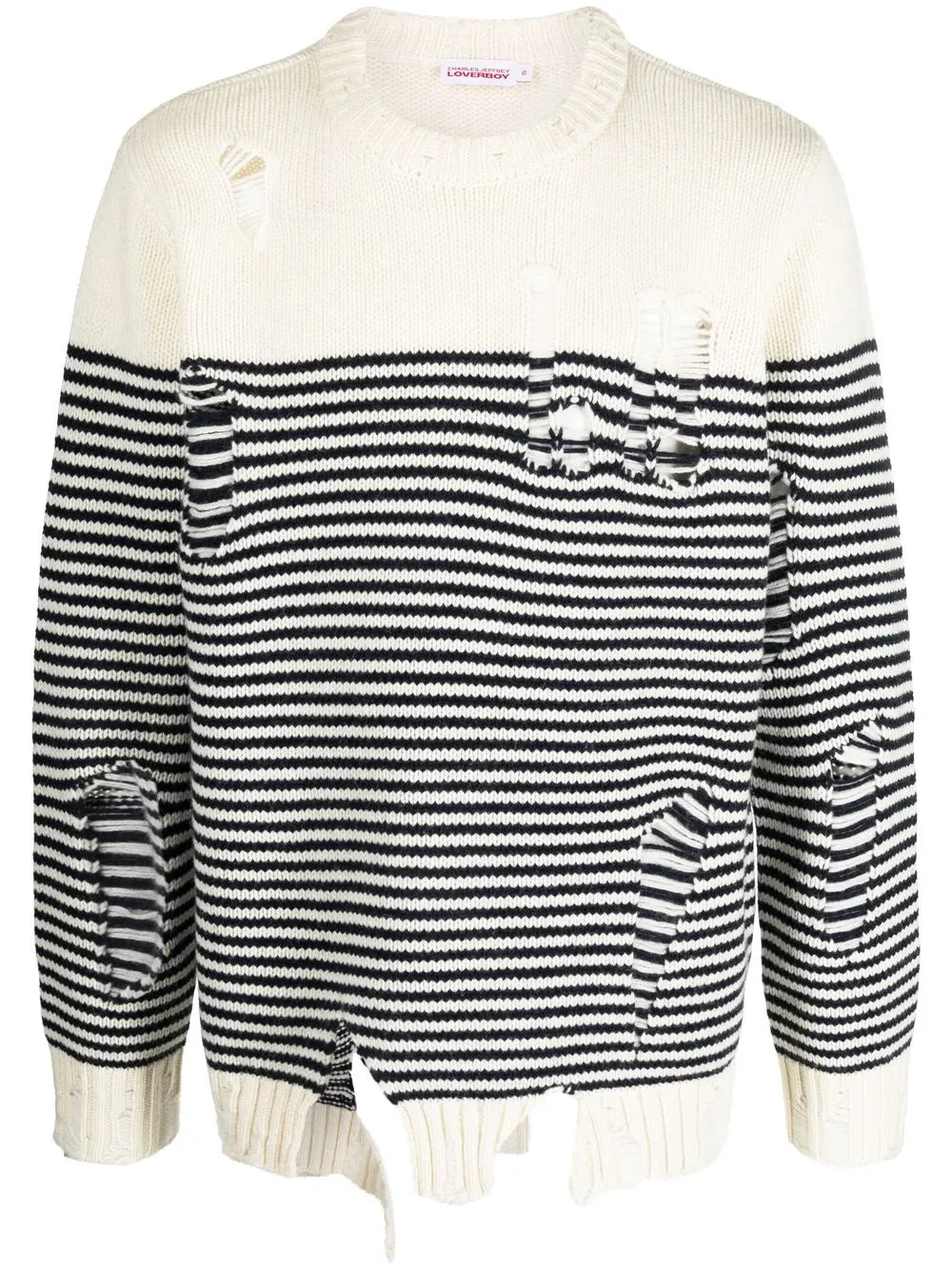 Striped Crew-Neck Jumper