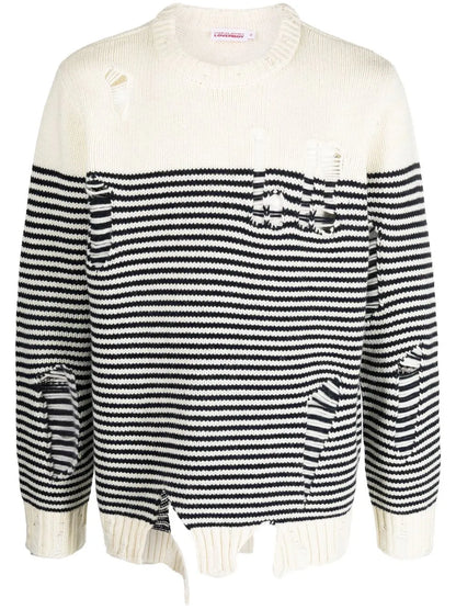 Striped Crew-Neck Jumper