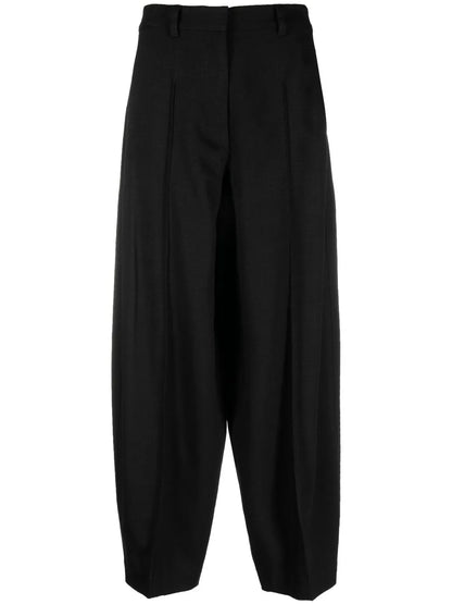 Pleat-Detail Tailored Trousers