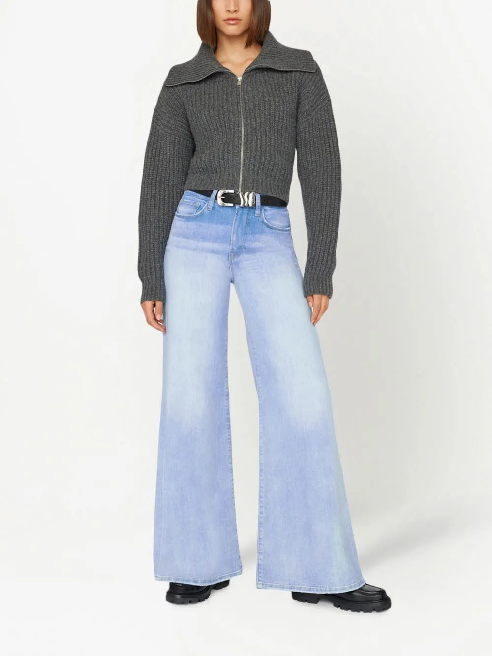 Mid-Rise Wide-Leg Jeans