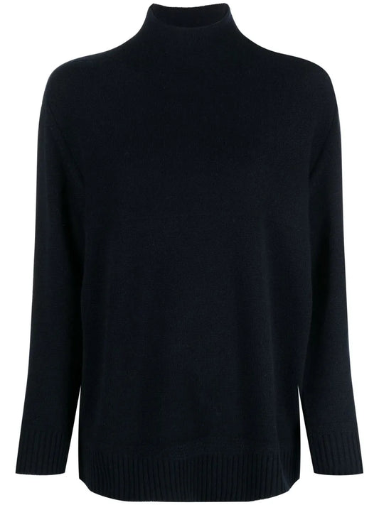 High-Neck Cashmere Jumper