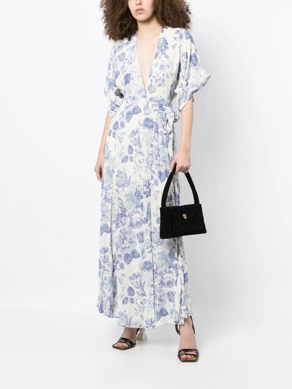 Winslow Draped Wrap Dress