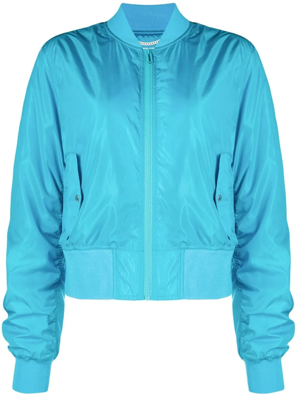 Diag-Stripe Print Bomber Jacket