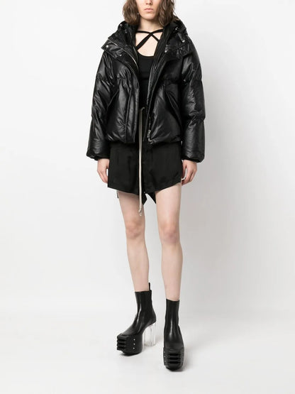 Drawstring Satin Shorts