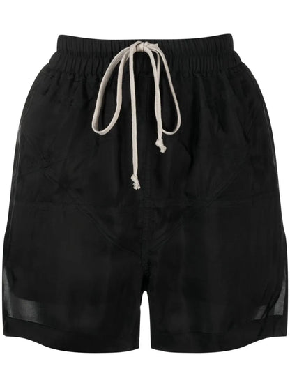 Drawstring Satin Shorts