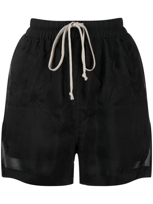 Drawstring Satin Shorts