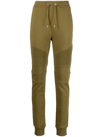 Panelled Slim-Cut Track Pants