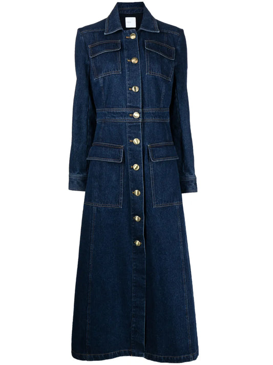 Long Denim Coat
