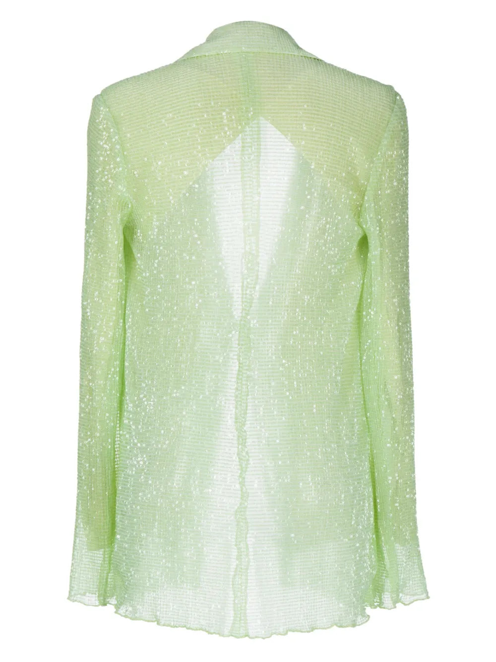 Flared Long-Sleeved Blazer
