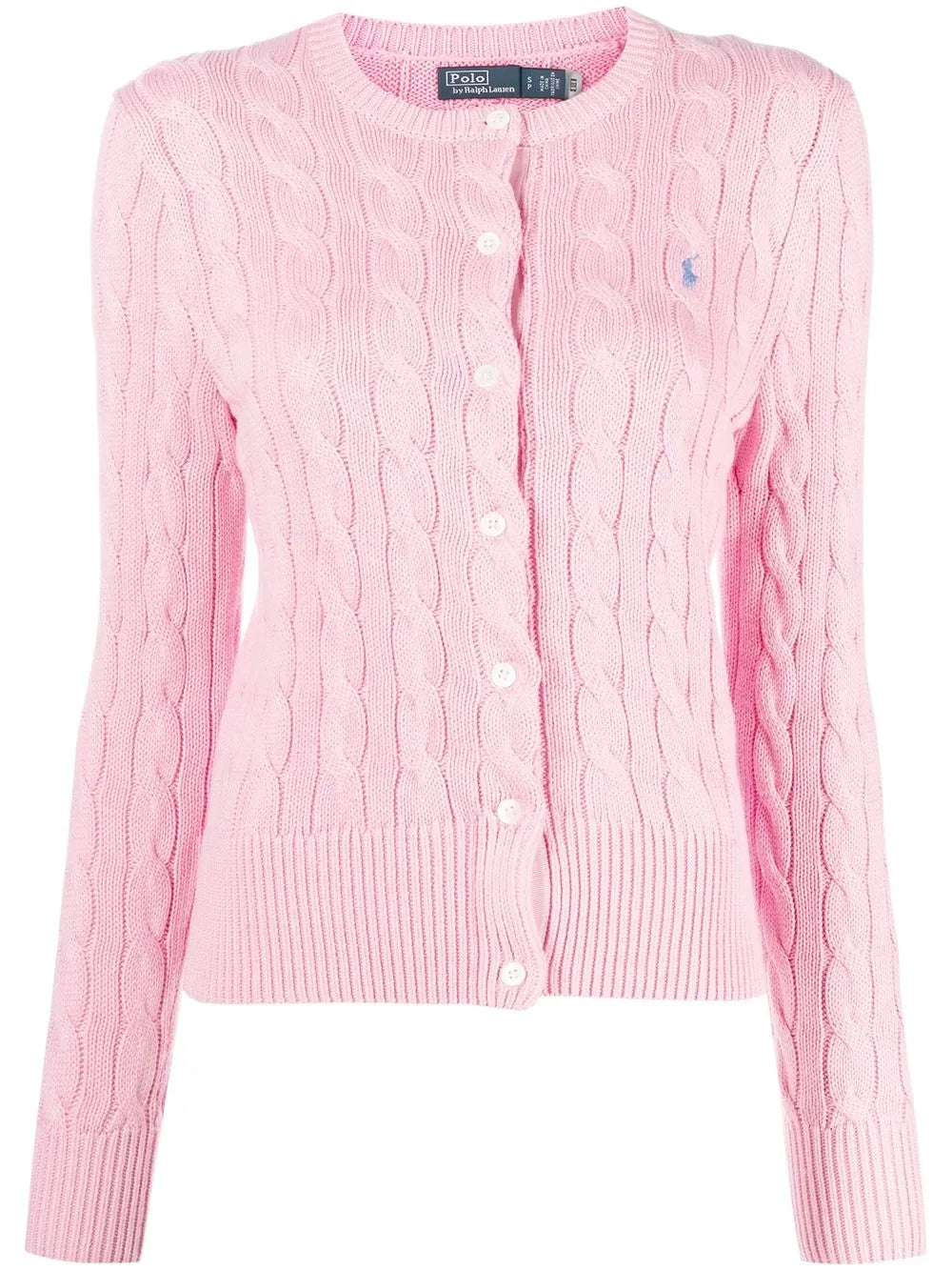 Polo Pony Cable-Knit Cardigan