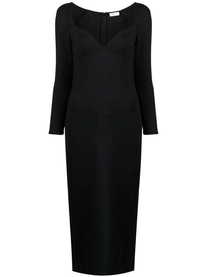 Long-Sleeve Maxi Dress
