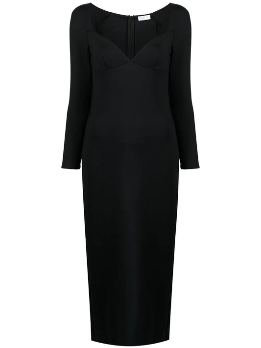 Long-Sleeve Maxi Dress