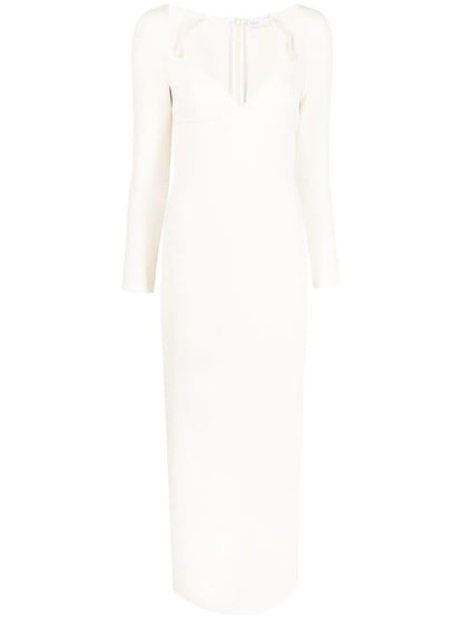 Long-Sleeve Midi Dress