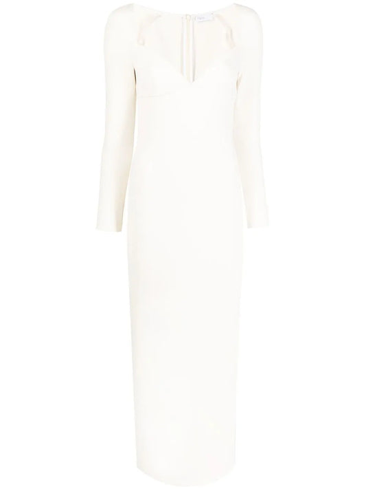 Long-Sleeve Midi Dress