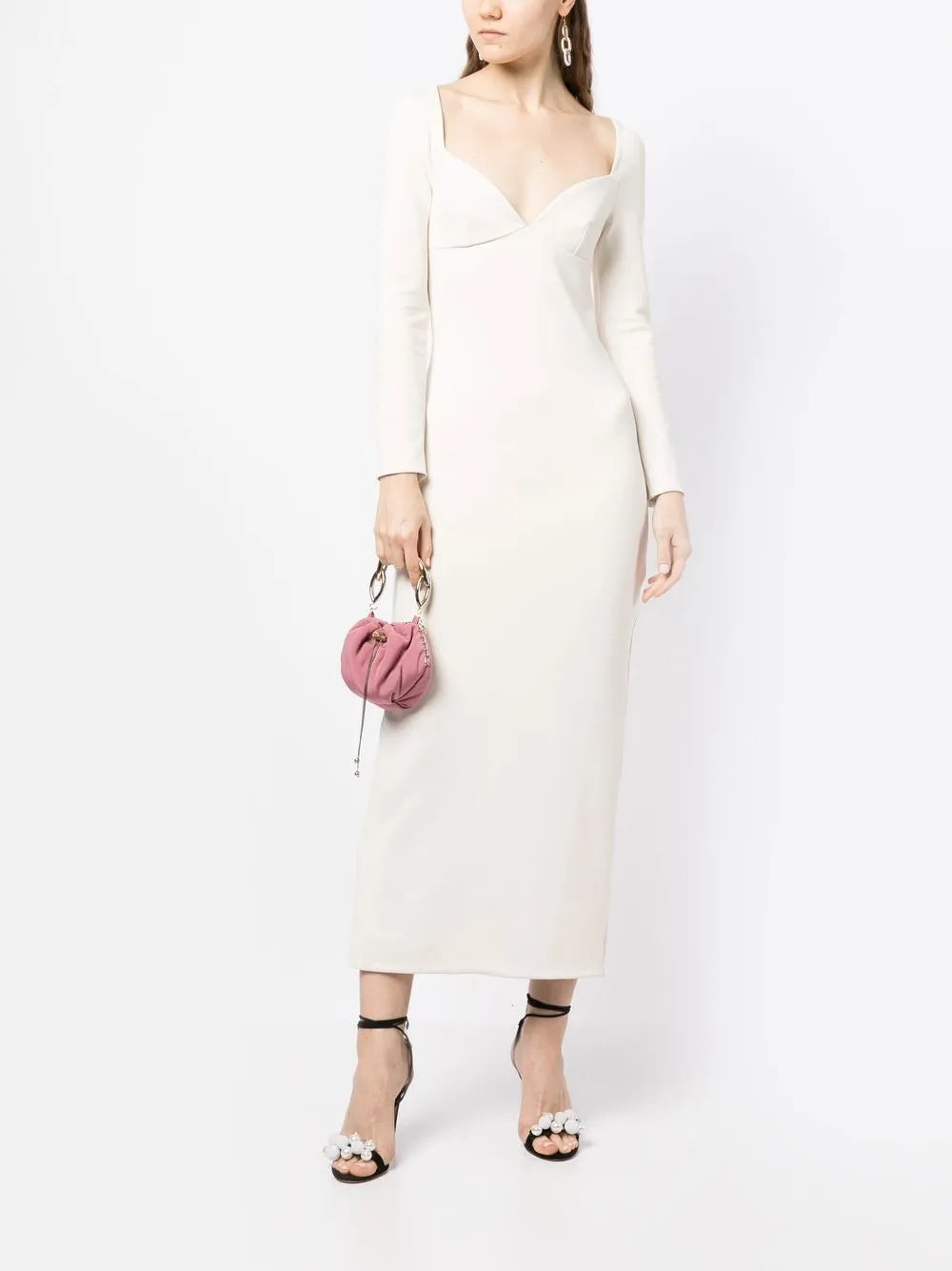 Long-Sleeve Midi Dress