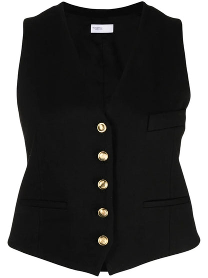 Single-Breasted Tailored Vest