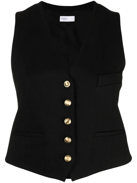 Single-Breasted Tailored Vest