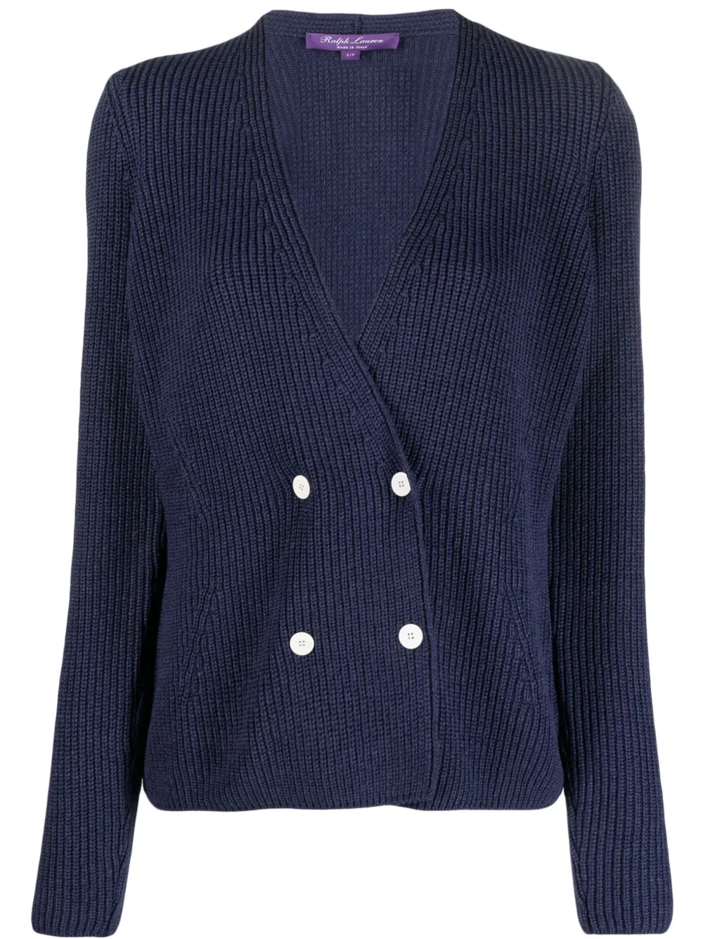 Double Breasted V-Neck Cardigan