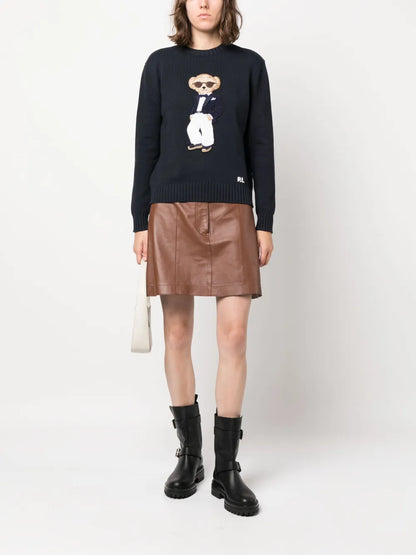 Tuxedo Bear Cotton Jumper