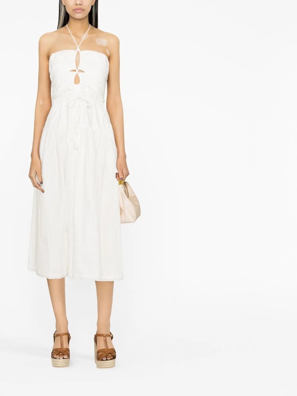 Ella Halterneck Midi Dress