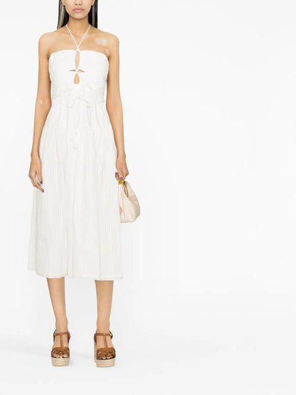Ella Halterneck Midi Dress